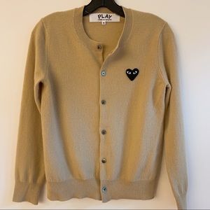Classic Camel Color Cardigan